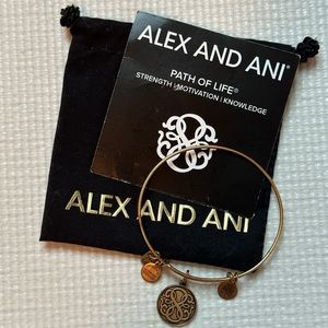 BRAND: Alex and Ani Path of Life Charm Bracelet